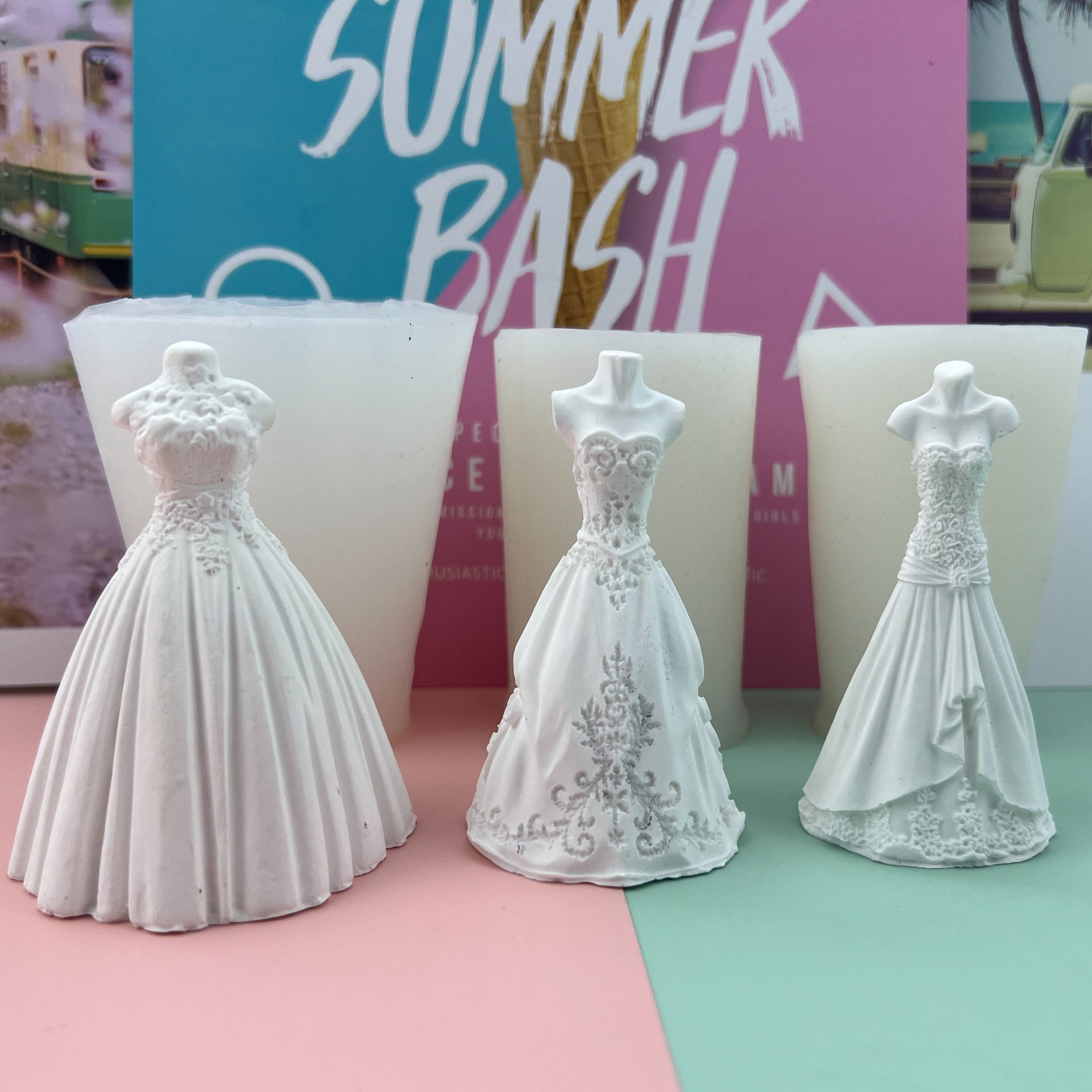 diy公主裙蓬蓬裙丫丫烘焙模具