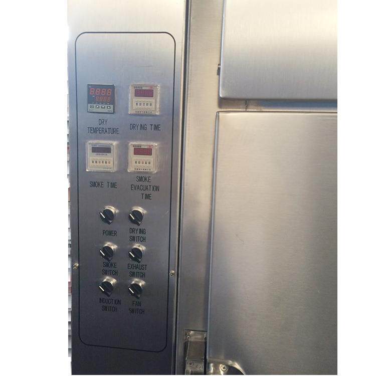 500全自动烟熏炉源头工厂304不锈钢全自动烤鸭烤鸡烤鹅烟熏设备