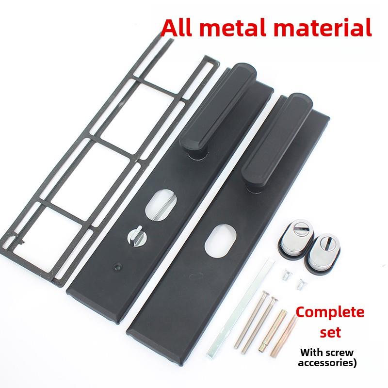 防盗门锁把手入户门锁面板把手大门锁家用通用型门锁机械门锁配件