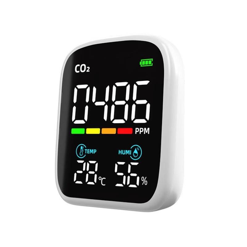 正品二氧化碳测仪传感器检便携式O2浓测度空气C质量氧气监家用含