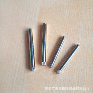 黑色铁销子黑色滚花销钉发黑光轴发黑销轴滚花圆柱销