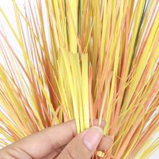 人造仿真小麦水稻稻谷田野田园稻穗装 饰造景仿真塑料仿植物风