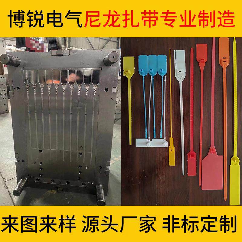 乐清博锐厂家专业生产制造封条扎带模具 尼龙扎带模具 热流道模具 - 实物图