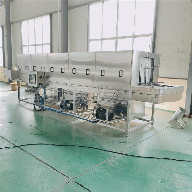 不锈钢制作周转筐清洗机经济实惠厂家现货点心糕点托盘清洗机