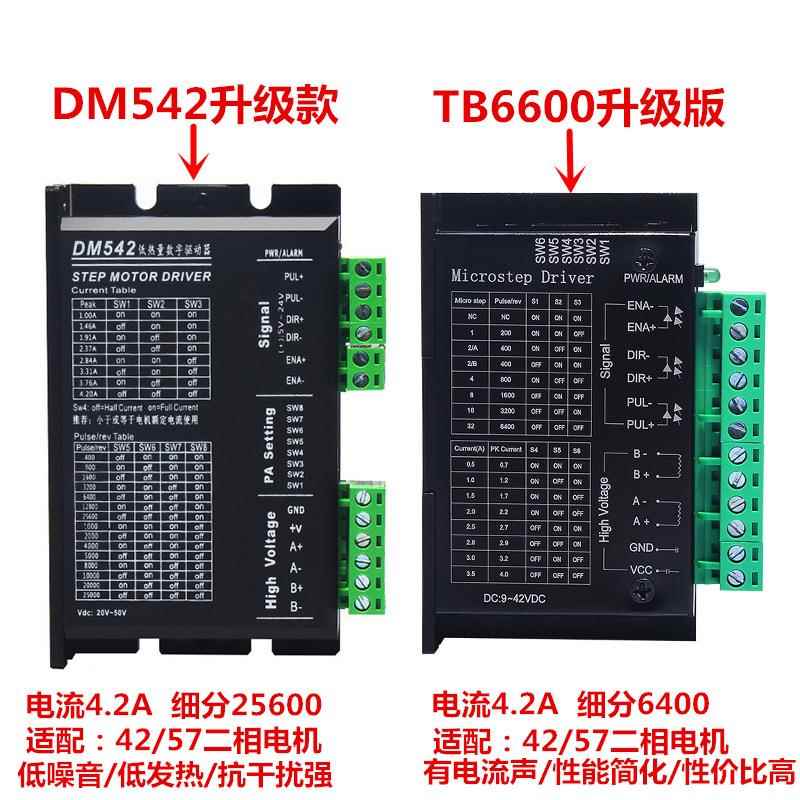 7步进电机装57BYG2套50B扭矩1.22N.M5长56MM+驱动器DOJ4A3细分