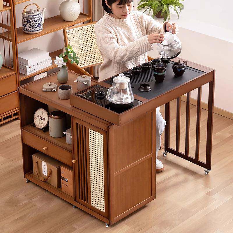 移动型桌茶水小LTN柜家用放阳台泡茶桌茶台茶一茶体几桌子喝茶全