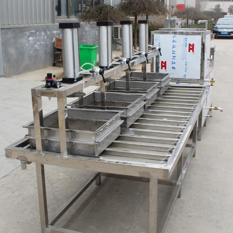 自动豆腐浆机整套视全频 键磨煮浆压制一式操作 卤水豆腐MLI机厂