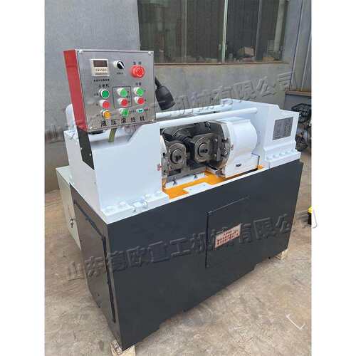 台式建筑液压滚丝机 全自动两轴丝杠机Thread rolling machine