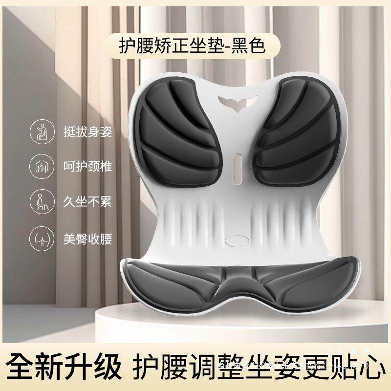 人体工学F889JJ6T护腰坐垫认坐姿椅矫正学习公办久坐默不累舒缓学