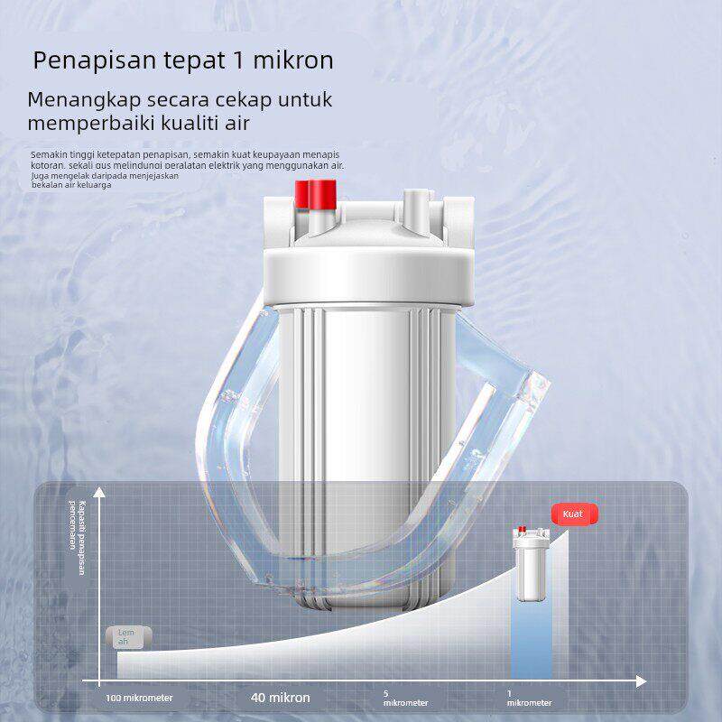 大白瓶前置过滤器家用胖蓝瓶自来水10寸全屋商用大流量滤芯净水器