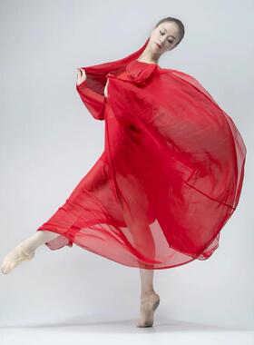 正品万疆现代舞我和的祖我舞蹈演服出大气开场舞大摆裙灯国火里的