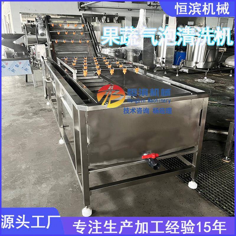 高压喷淋果蔬葡萄蓝莓浆果翻浪鼓泡清洗机气泡清洗机特价