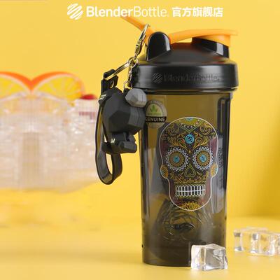 blenderbottle新款蛋白摇粉杯健身摇摇杯 运动水杯男摇杯奶昔杯子