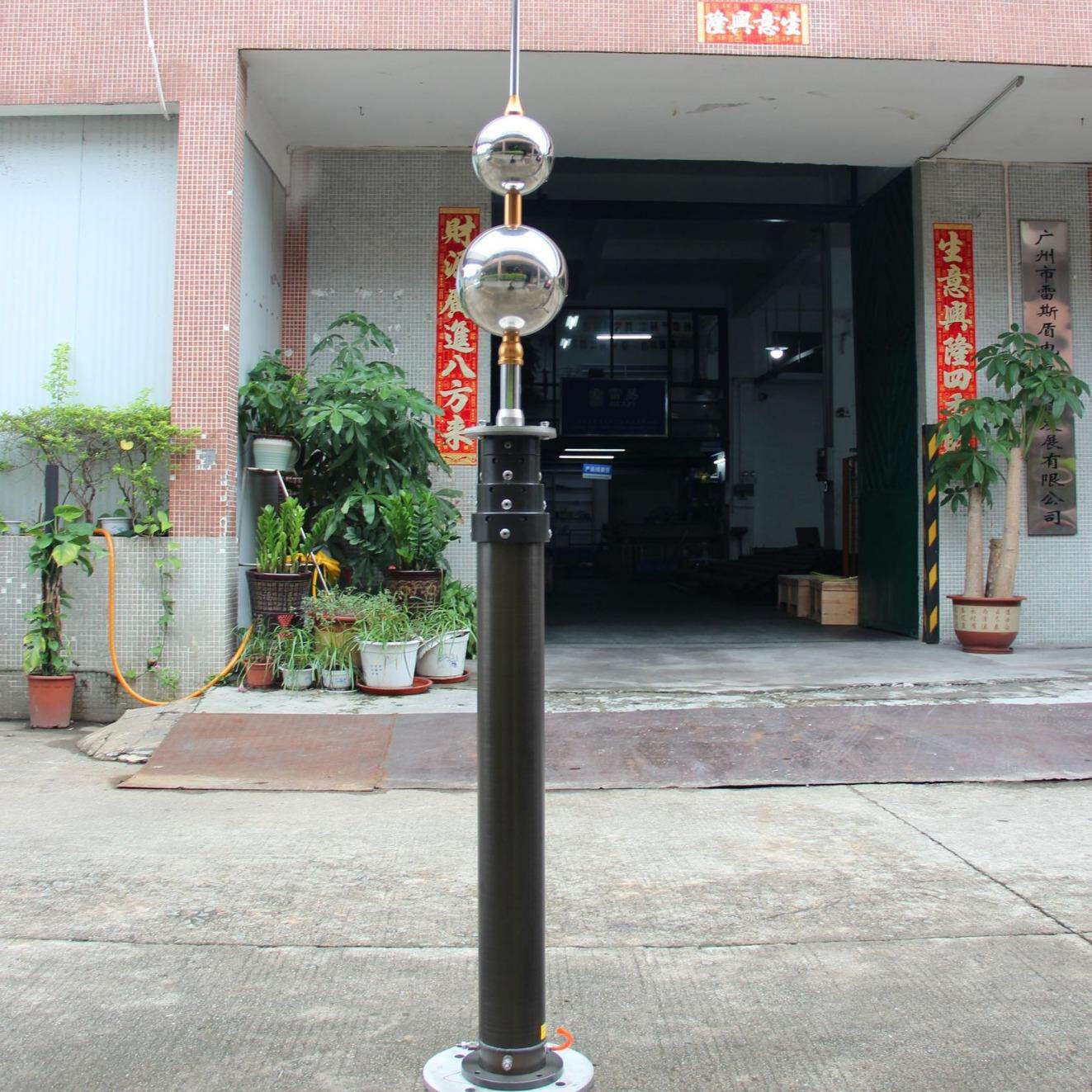升降避避雷针导电材针桅杆升降式移动雷铝镁合RY-SJ-10金质