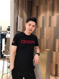 卡帕kappa夏季男式全棉时尚休闲短袖T恤 K0812TD34