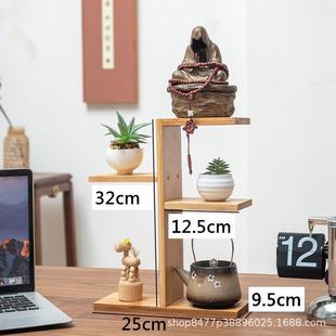 花架底座摆件阳台迷你小花架办公室花架桌面桌上简约小型书桌专用