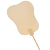 团扇空白宣纸diy材料包腰果漆宫扇漆扇儿童手绘diy手工扇子