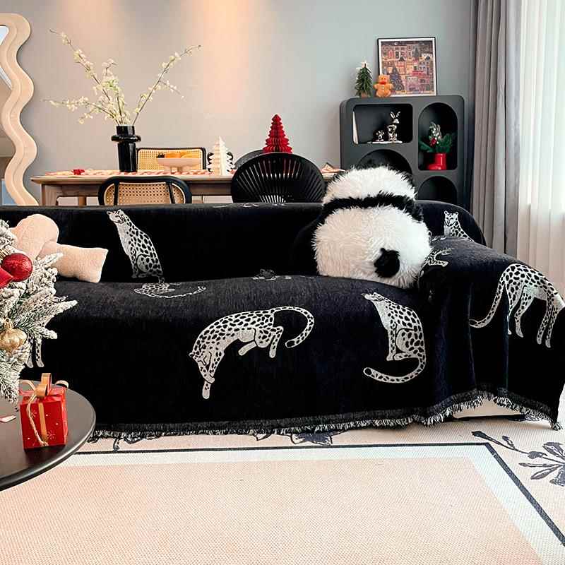 冰丝凉感沙盖布4夏zy783215季防滑全盖巾发防猫抓沙发套罩包新款2