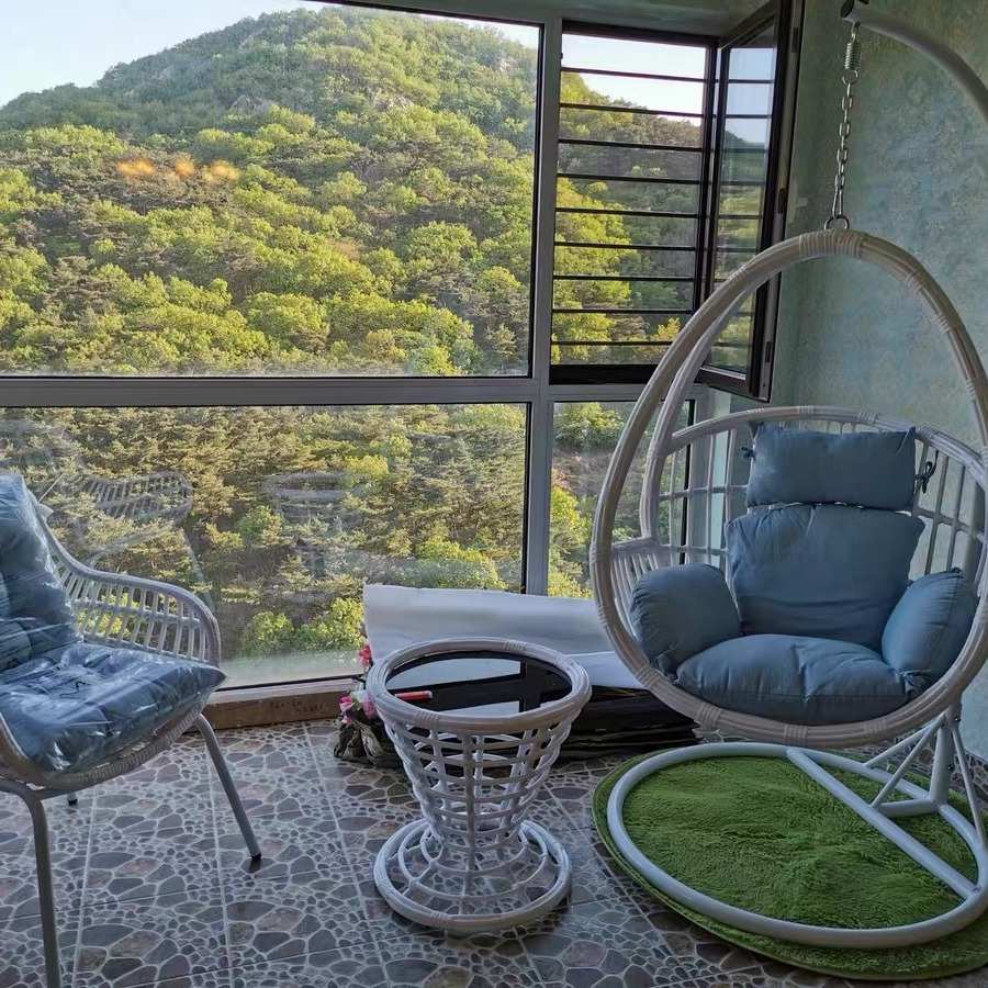 公寓室内休闲吊篮吊椅网红客厅懒人吊兰桌椅单双人秋千摇篮椅摇椅