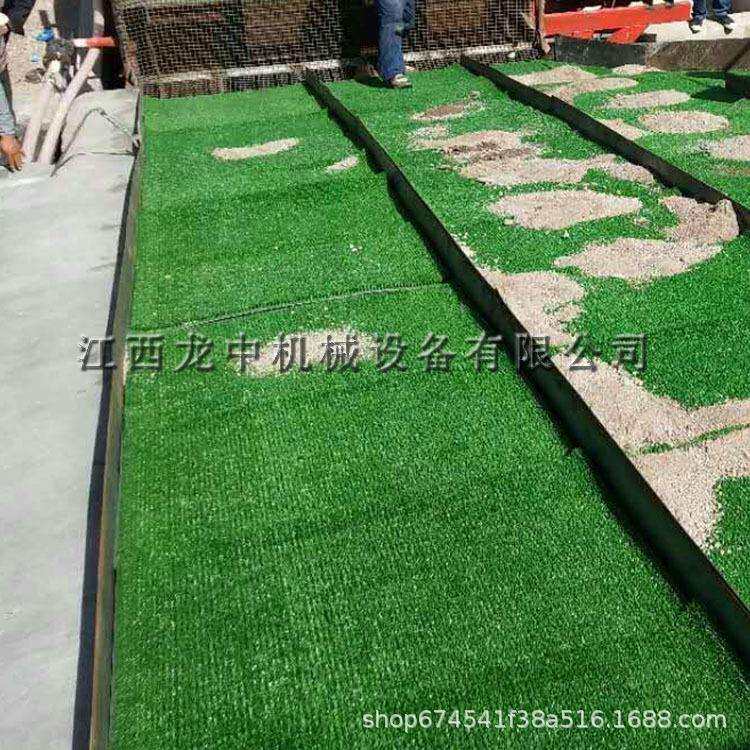 江西龙中生产耐磨粘金草 矿山淘金地毯草坪 砂场分离沙金用