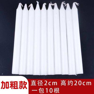 Red and white candle for household lighting candles daily