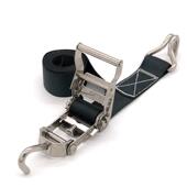 5厘米304不锈钢棘轮拉紧器货车紧绳器万向钩越野捆绑带摩托捆扎带