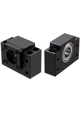 滚珠丝杆支撑座固定座BK/BF/10/12/17/40模组滑台轴承座双轴承