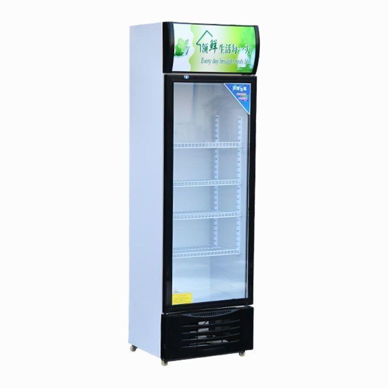 单门下机大容量饮料柜商用冰柜冷藏直冷风冷保鲜柜超市展示柜冰箱