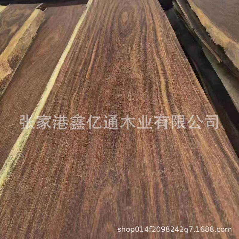 南美龙凤檀木 原木木材 加工ZWK黑苏里南龙凤檀实木地板料 二翅豆