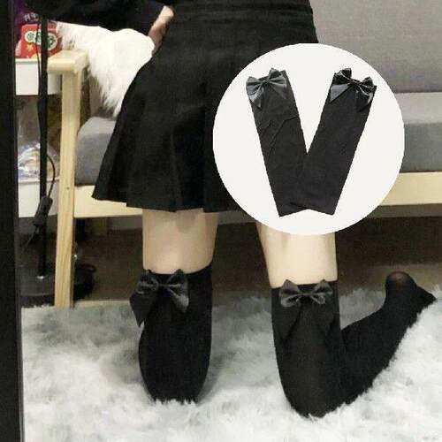 Knee Socks Modified Leg Shape Comfortable Velvet Fabric