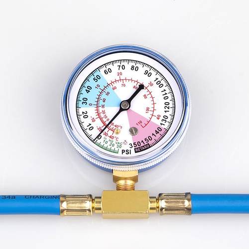 注R134a快速加氟工具，汽车空调加氟管冷JF-001媒表管，冷媒加管