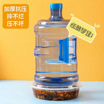 1500ml圆盆高盖一次性餐盒外卖打包盒圆形美式饭盒小龙虾酸菜鱼盆