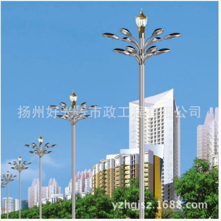 厂家锥形镀锌路灯杆道路灯杆高度款式组合灯景观灯