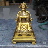 铜办公室财神五家居家居摆件工艺品铜像摆件装 饰铜雕龙人像铜像