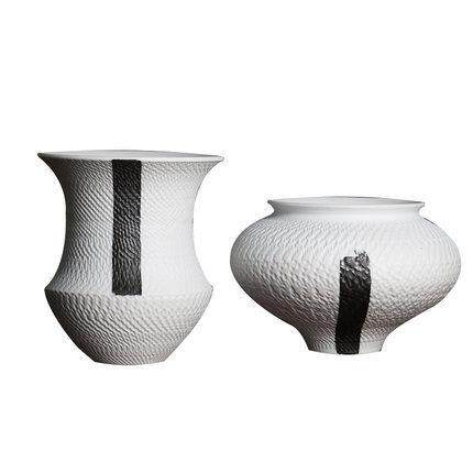 新中式现代简约陶瓷摆件花瓶器手工艺品家居售楼处样板间软装饰品