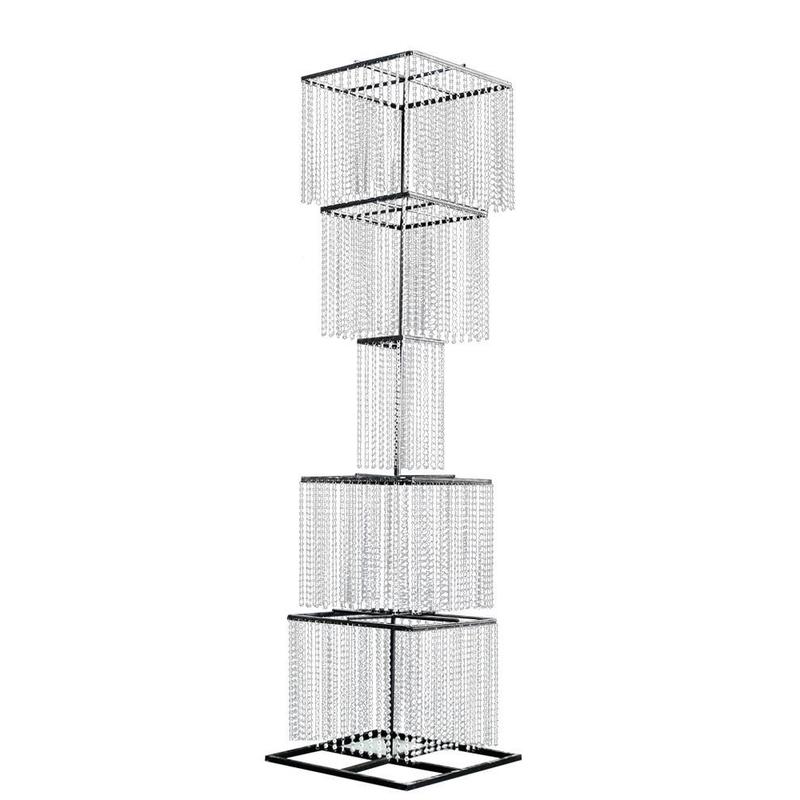 婚庆铁艺珠帘水晶串韶华路引背景道具婚礼支架子布置装饰发光摆件