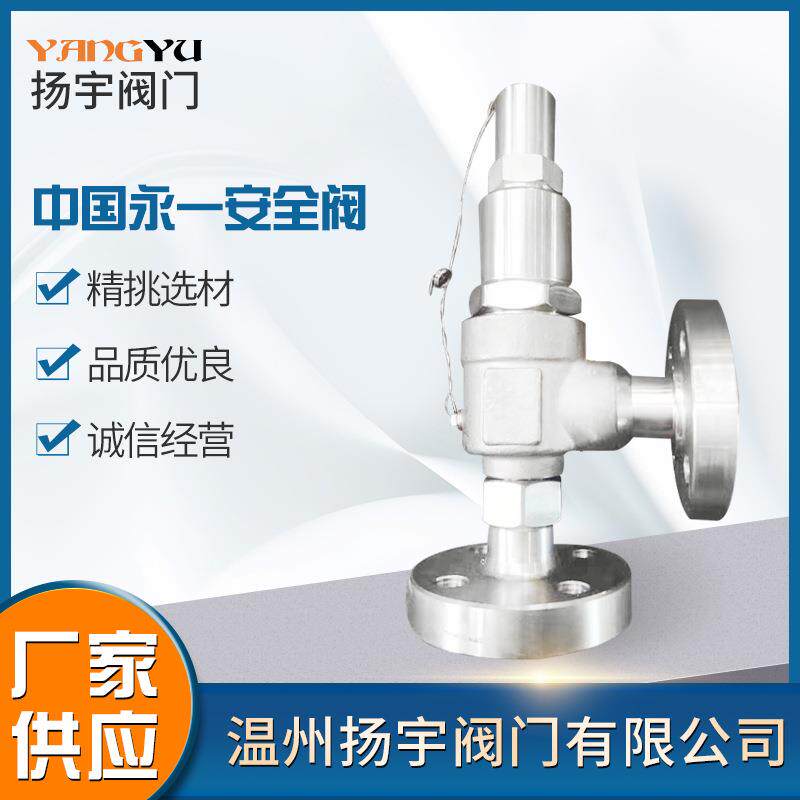 永一A42W-100P气体阀门弹簧全启封闭式安全阀超压保护阀
