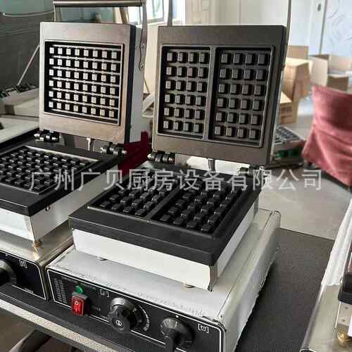 商用华机GRD夫饼夫机电热单头华炉松饼直机可丽饼摆摊方形厂家烘