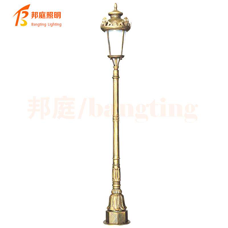 欧式仿古双头铸铝庭院灯室外小区别墅园林景观灯道路亮化户外路灯