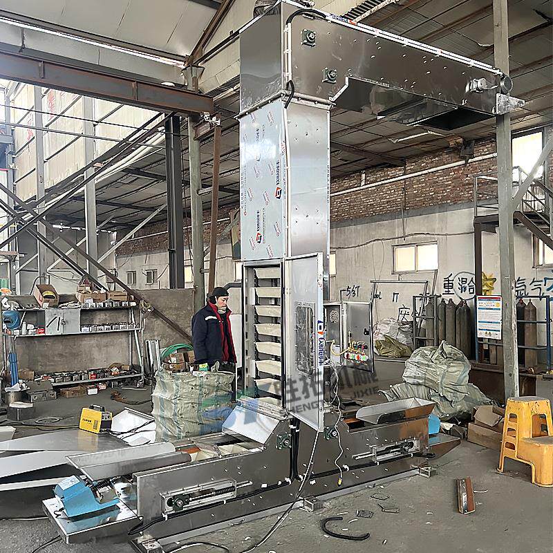 大米Z型斗式提升机3升不锈钢垂直斗提机小麦颗粒往复式上料输送机