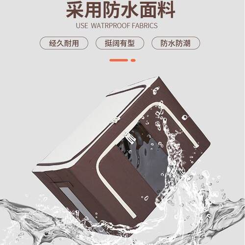 牛津布加粗六钢架可折叠收纳箱大容量衣服被子牛津布整理师收纳箱