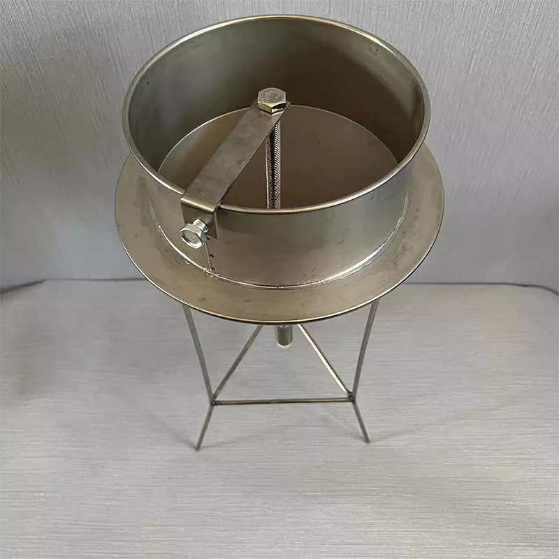 水泥浆砂浆稠度漏斗测试仪不锈钢压浆液稠度漏斗净浆流动度测定仪