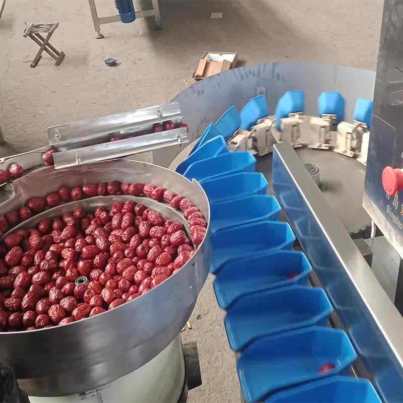 厂家源头新疆哈密大枣重量分选机 自动称重分选多级秤 不伤果