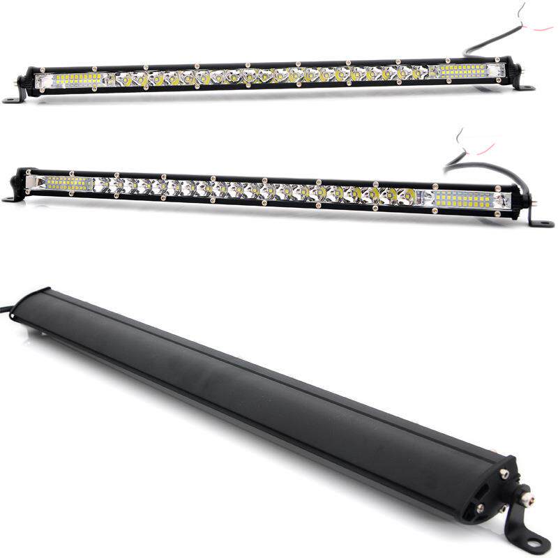 汽车LED长条灯越野灯改装货车12v24V前杠远光灯挖机车顶中网射灯
