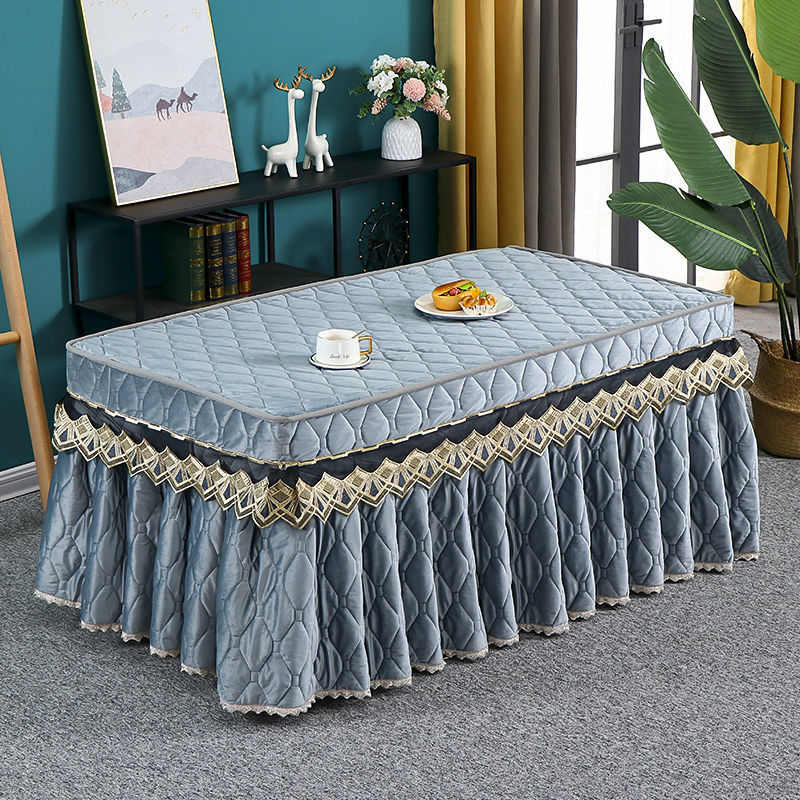 电炉绒誴3烤炉双面罩桌布茶几现代罩简约罩c套电加厚火炉烤火桌子