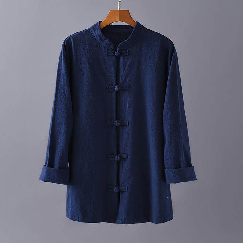 高档春秋棉麻太极练服女上中衣 式中国风太极拳功晨服练服外套