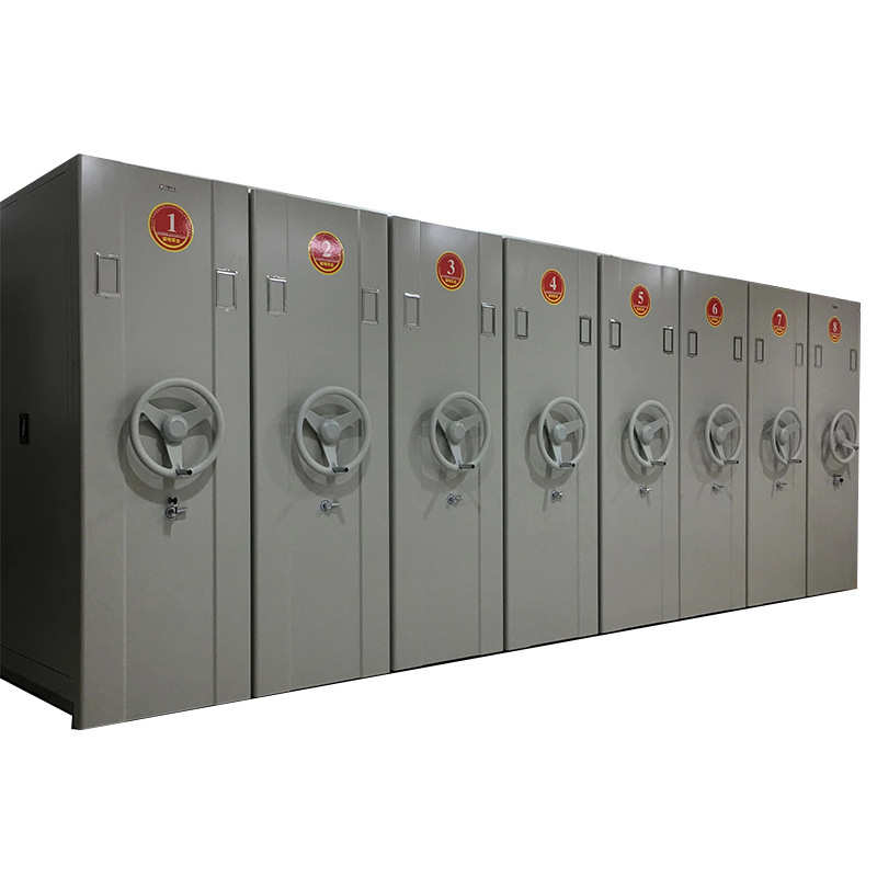 江西厂家留样室密集架 半封闭式人事档案密集柜 移动手摇式档案柜