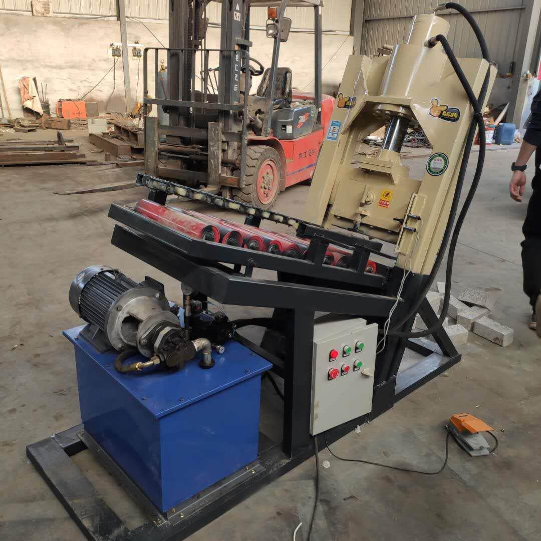 自动化石材马赛克加工机械液压劈石机自然面劈石机直销tt-200型号