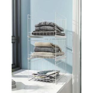 X1AW 收纳架免钉格 衣柜隔板分层架隔层置物架柜子内收纳盒抽屉式