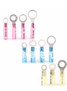 250pcs防水接接热缩套装端子盒装中厂家热缩线套装直供端子组合